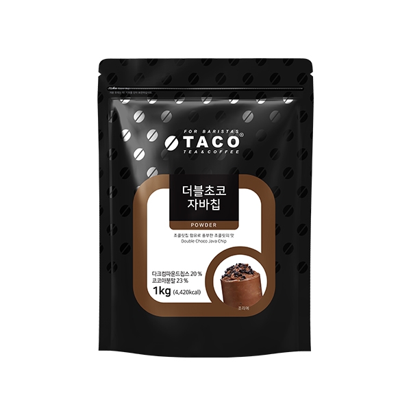 타코 더블초코 자바칩 프라페믹스 1kg