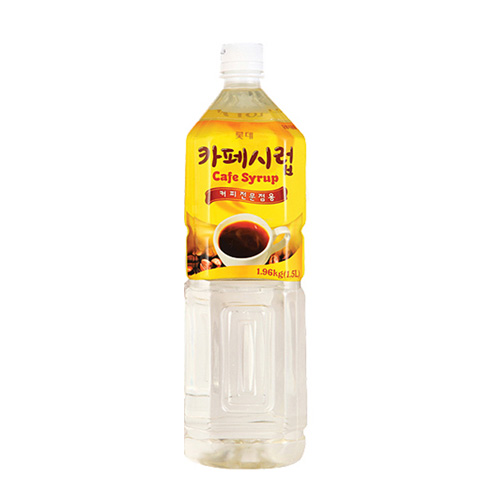 롯데 카페시럽 1.5L 2박스 12개