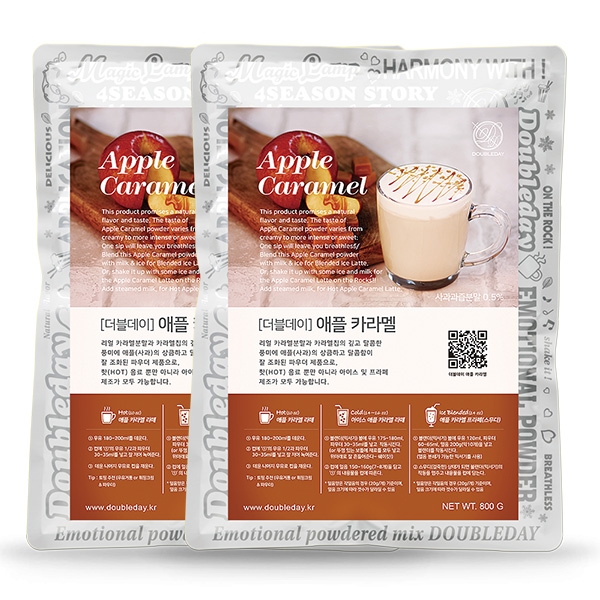 더블데이 애플카라멜 파우더 800g 2개세트