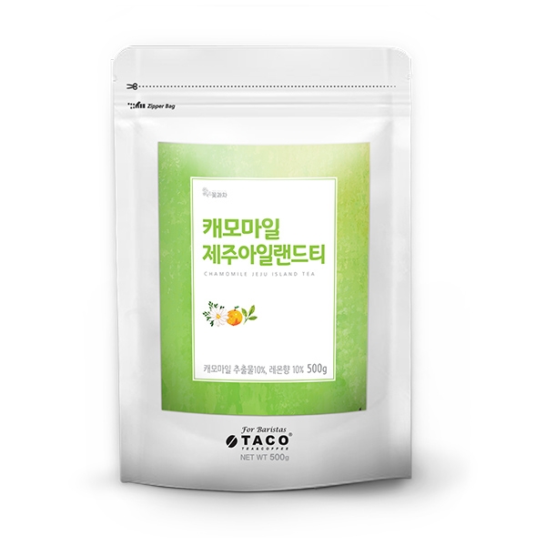 타코 꽃과차 캐모마일 제주아일랜드티 파우더 500g