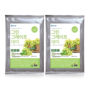 위드고 청포도에이드 파우더 그린그레이프데이 1kg 2개세트