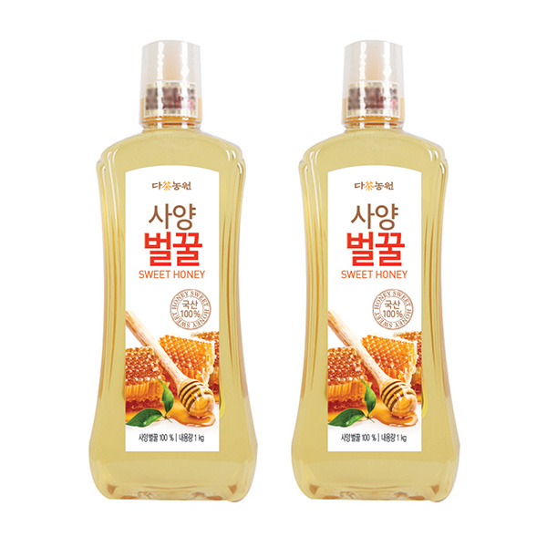 다농원 사양벌꿀 1kg 2개세트