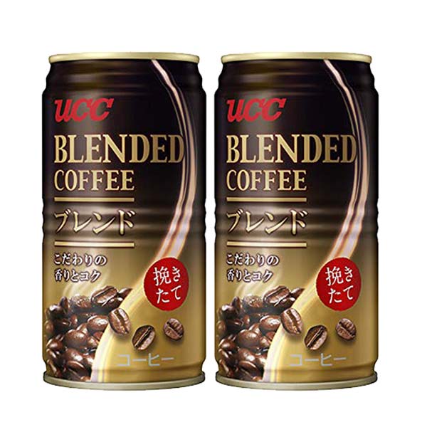 UCC 유씨씨 블렌디드 캔커피 185ml 2개세트