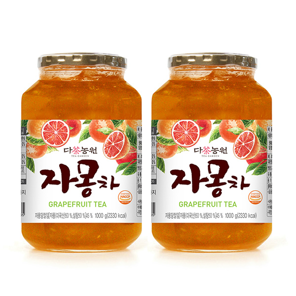 다농원 자몽차 1kg 2개세트