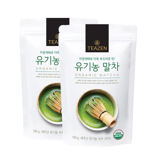 티젠 유기농 말차 100g 2개세트