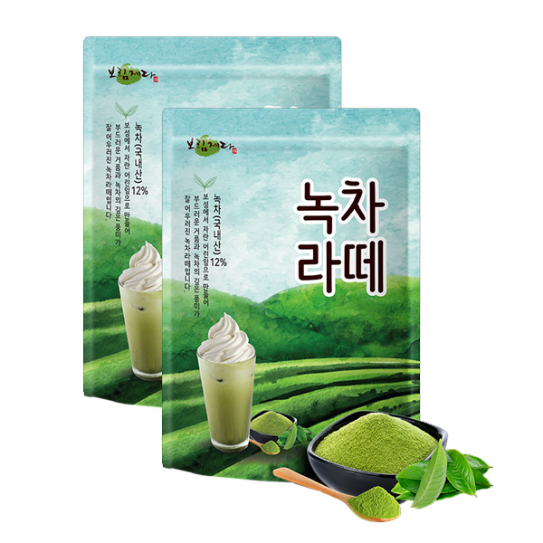 보림제다 그린티라떼 500g 2개세트