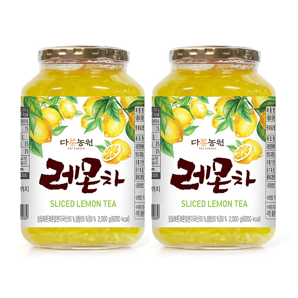 다농원 레몬차 2kg 2개세트