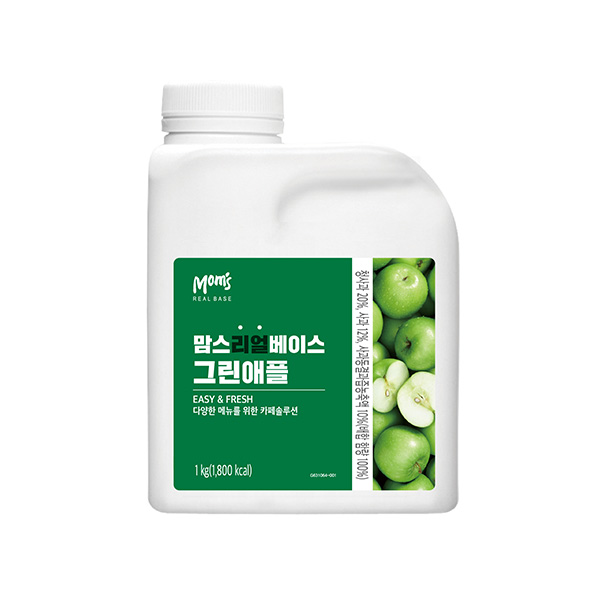 흥국에프앤비 맘스 리얼베이스 그린애플 1kg 12개세트