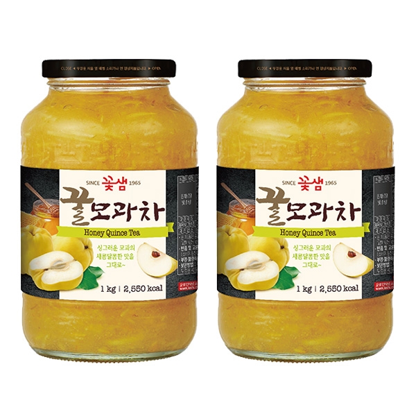 꽃샘 꿀모과차 1kg 2개세트