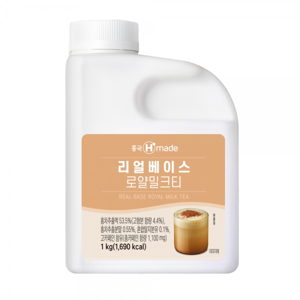 흥국 리얼 로얄밀크티베이스 1kg 1박스 12개