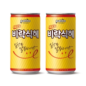 팔도 밥알없는 비락 식혜 175ml 캔 2개세트