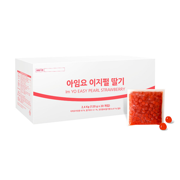 아임요 과즙 타피오카펄 딸기 120g 20개세트