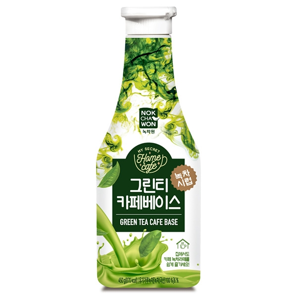 녹차원 녹차시럽 그린티 베이스 450g