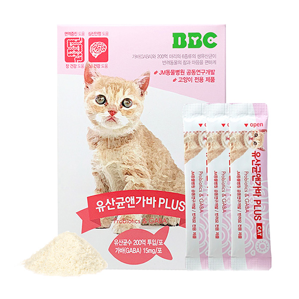 BBC 유산균앤가바 PLUS CAT 30개입