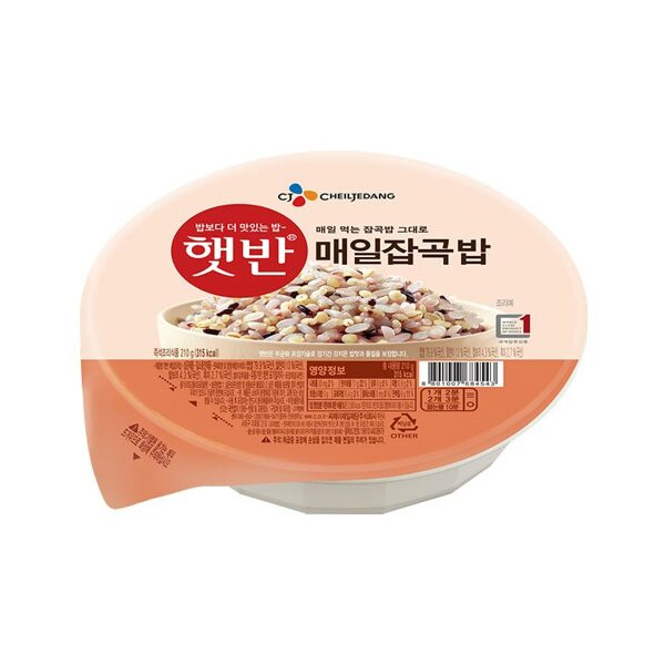 CJ 햇반 매일잡곡밥 210g 12개세트