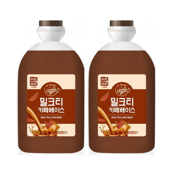 녹차원 밀크티 카페 베이스 1.8kg 2개세트