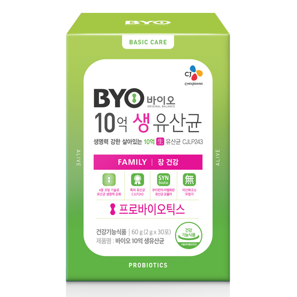 BYO 10억 생유산균 2g 30포