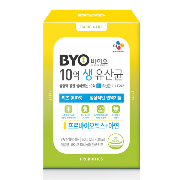 BYO 10억 생유산균 키즈 2g 30포