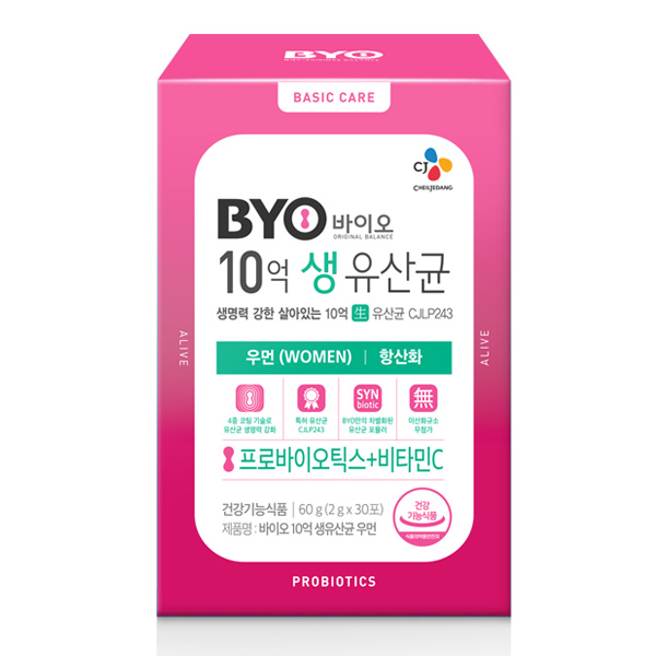 BYO 10억 생유산균 우먼 2g 30포