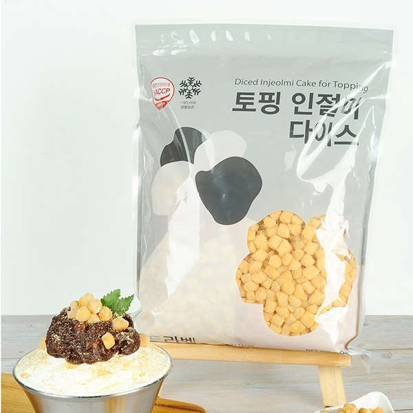 셀플러스 민트라벨 토핑 인절미 다이스 1.5kg 1박스