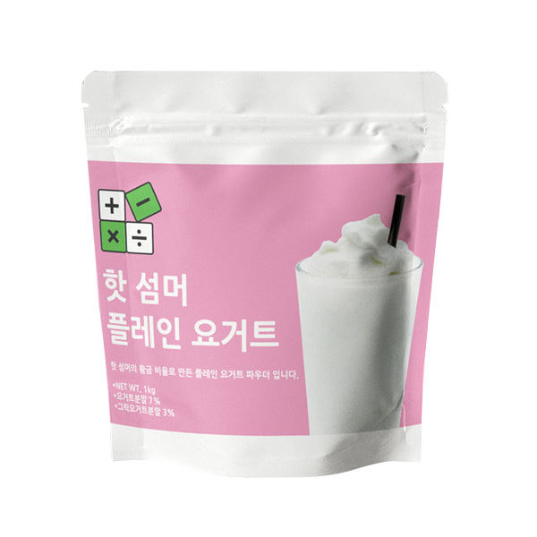 핫 섬머 플레인 요거트 파우더 1kg