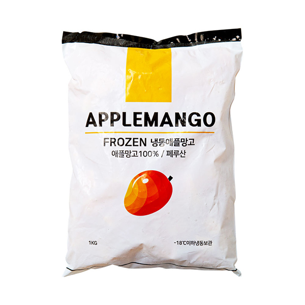 JH  냉동 애플망고 1kg 3개세트