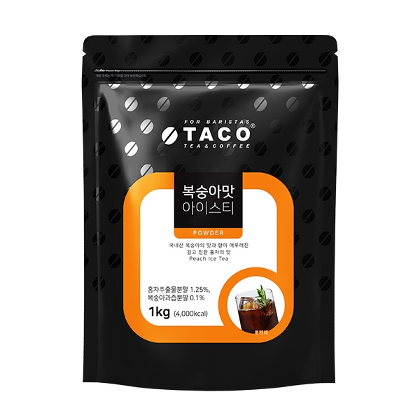 타코 복숭아 아이스티 1kg 3개세트