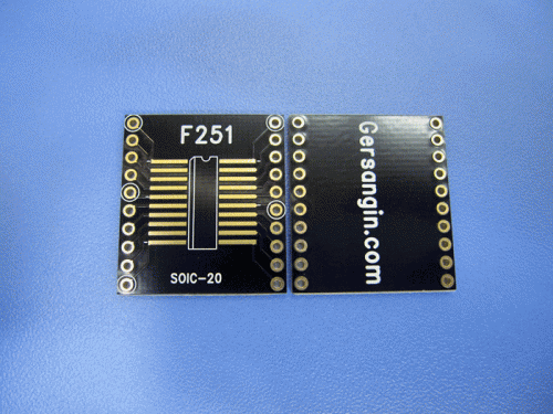 [F251] SOIC 20 - 1.27 변환기판