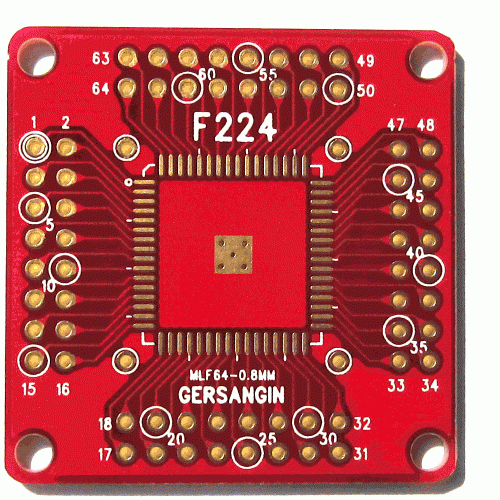 [F224] MLF 64 - 0.8MM 변환기판