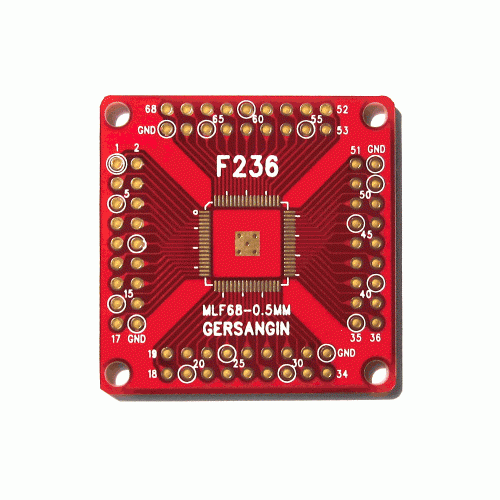 [F236] MLF 68 - 0.5MM 변환기판