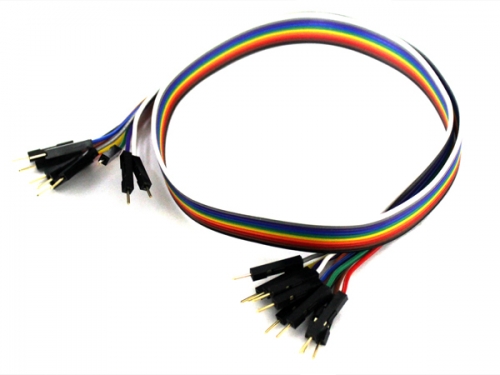 점퍼와이어 GSH-05401 (500mm, M/M, 10P Ribbon Cable)