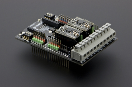 Dual Bipolar Stepper Motor Shield for Arduino (A4988) (DRI0023)