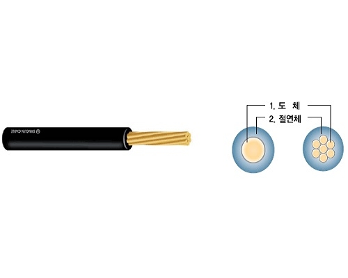 내열비닐절연전선 (HIV) 1.5sq(1.38mm) - 1타 (300M)