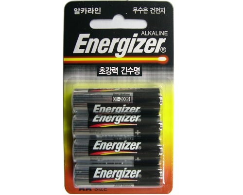 Energizer LR6-4BP (AA 1.5V) - AA / 4개