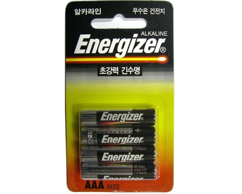 Energizer LR03-4BP (AAA 1.5V) - AAA / 4개