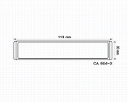 CA504-2용 칸막이