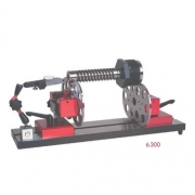 6.300 FISSO 런아웃 테스터(동심도측정기,편심검사기) 베이스 플레이트 길이 500mm, 롤러 휠타입