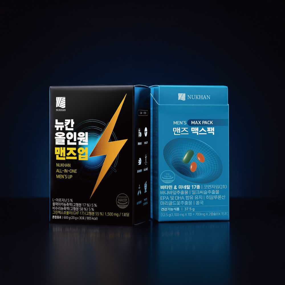 [남자 NO.1 BEST 세트] 맥스팩 15개입 X 맨즈업 15개입