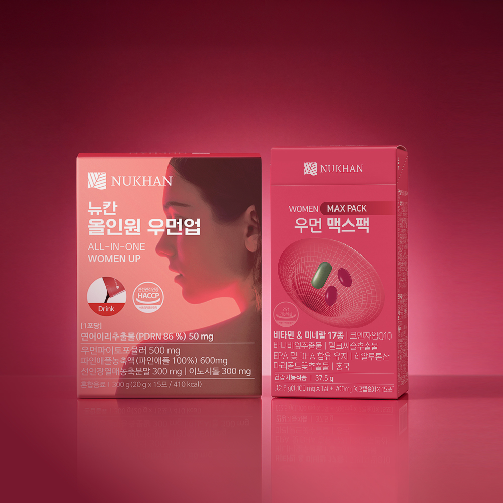 [여성 NO.1 BEST 세트] 우먼 맥스팩 15개입 X 우먼업 15 개입