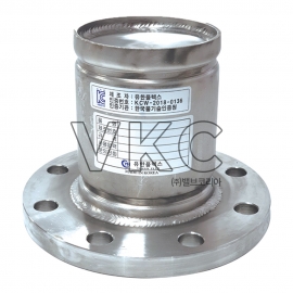 국산 유한플렉스 SSC13 스텐 플랜지식 수격방지기 10K 32A~200A (스프링타입 WHC)