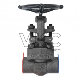1000001574 (국산) DEV 동은밸브 ASTM A105 단조글로브(SW-NPT) 800# 10A~50A 한쪽 용접식, 한쪽 나사식 (800LB 구 DKM 동강금속 소켓 스크류타입 단조 글로브밸브)