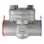 1000001644 (국산) DEV 동은밸브 ASTM F304L 스텐 단조스윙체크(SW-NPT) 800# 10A~50A 한쪽 용접식, 한쪽 나사식 주문제작 별도문의 (800LB 구 DKM 동강금속 소켓 스크류타입 단조 스윙체크밸브) 600# 별도 문의