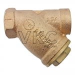 1000001807 영동금속 국산 청동 Y 스트레이너 10K 15A~50A 나사식 (YK 수도용 스트레나)