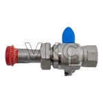 1000001811 영동금속 국산 KS 황동 SU 조인트 보온 볼밸브 (1구) 10K 15A~50A (YK 니켈 크롬 도금 풀보어 SU조인트 볼밸브)