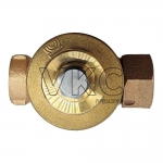 1000001814 영동금속 국산 청동 감압밸브 훅소켓형 10K 15A (YK 한쪽 훅, 한쪽 소켓타입 청동 감압변)