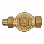 1000001819 영동금속 국산 청동 대유량 감압밸브 훅유니언형 10K 15A (YK 한쪽 훅, 한쪽 유니언타입 청동 감압변)