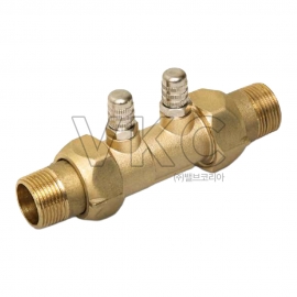 1000001847 (국산) SH 황동 정유량밸브 10K 15A~25A SHCFC-U01 양쪽 유니언식 (신한시스템밸브 C3771 아파트 세대별 냉난방 자동정유량밸브)