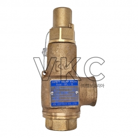 1000001883 유연 청동 저양정식 안전밸브 SFL-S1 15A~50A 나사식, 물, 오일, 밀폐형 (캡형 안전변, 펌프용 릴리프밸브 MAX 11K)