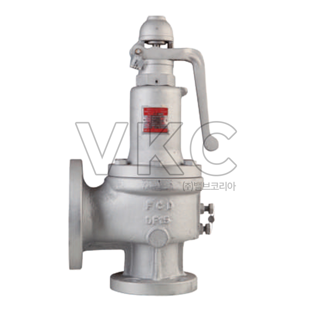 1000001889 유연 닥타일 전량식 안전밸브 SFF-1F 10K 15A~150A 플랜지식 스팀, 에어 레버식 (FCD 주철 접속방법 JIS 플랜지 일반형 (주문제작품), 6216 별도문의)