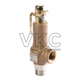 1000001934 YNV 스텐 고양정식 안전밸브 HSV-3S(L) 15A~50A 나사식, 레버타입 (와이엔브이 스팀, 에어, 증기, 공기, 기체용 나사식 안전변, 설정압력 범위 0.5K-33K)